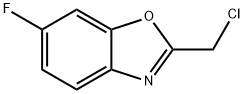 2-(氯甲基)-6-氟苯并噁唑 结构式