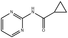 CYCLOPROPANECARBOXAMIDE, N-2-PYRIMIDINYL- (8CI,9CI) 结构式