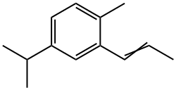 4-异丙基-2-丙烯基甲苯 结构式