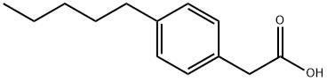 4-戊基苯乙酸 结构式