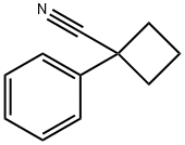 1-苯基环丁烷甲腈 结构式