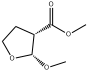 3-Furancarboxylicacid,tetrahydro-2-methoxy-,methylester,(2R-cis)-(9CI) 结构式
