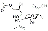 N-Acetyl-2-O-methyl-α-neuraminic Acid 结构式
