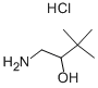 1-AMINO-3,3-DIMETHYLBUTAN-2-OL HYDROCHLORIDE 结构式