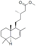 (1S,βS)-1,4,4aα,5,6,7,8,8a-Octahydro-β,2,5,5,8aβ-pentamethyl-1β-naphthalenepentanoic acid methyl ester 结构式