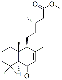 (1S,βS)-1,4,4aα,5,6,7,8,8a-Octahydro-β,2,5,5,8aβ-pentamethyl-4-oxo-1β-naphthalenepentanoic acid methyl ester 结构式