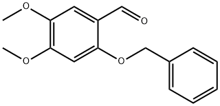 2-苯甲氧基-4,5-二甲氧基苯甲醛 结构式