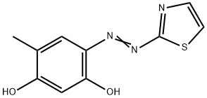 4-Methyl-6-(2-thiazolylazo)resorcinol 结构式