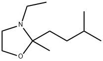 3-乙基-2-甲基-2-(3-甲基丁基)-1,3-恶唑烷 结构式