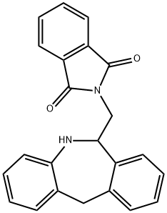 6-(邻苯二甲酰亚胺基甲基)-6,11-二氢-5H-二苯并-[b,e]氮杂卓 结构式