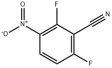 2,6-二氟-3-硝基苯腈 结构式