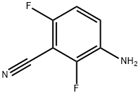 3-氨基-2,6-二氟苯甲腈 结构式