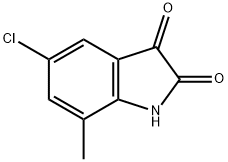 5-氯-7-甲基靛红 结构式