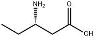 (S)-3-氨基戊酸 结构式