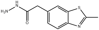 6-Benzothiazoleaceticacid,2-methyl-,hydrazide(7CI,8CI) 结构式