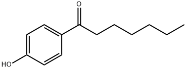 4'-羟基苯庚酮 结构式