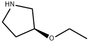 (S)-3-乙氧基吡咯烷 结构式