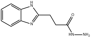 3-(1H-苯并[D]咪唑-2-基)丙酰肼 结构式