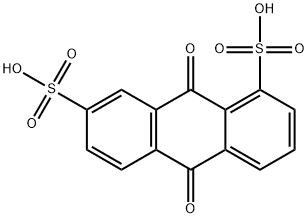 9,10-二氢-9,10-二氧代蒽-1,7-二磺酸 结构式