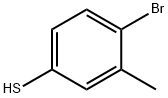 4-溴-3-甲基苯硫醇 结构式