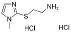 2-(1-Methyl-1H-imidazol-2-ylsulfanyl)-ethylaminedihydrochloride 结构式