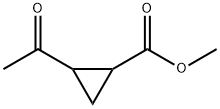 2-乙酰基-环丙羧酸甲酯 结构式
