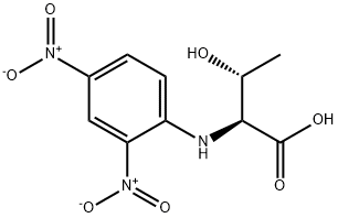 N-(2,4-二硝基苯基)-DL-苏氨酸 结构式