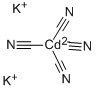 CADMIUM POTASSIUM CYANIDE 结构式