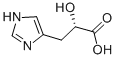 S-2-羟基-3-咪唑基丙酸 结构式