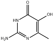 2-氨基-5-羟基-6-甲基嘧啶-4(1H) - 酮 结构式