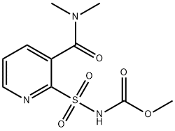 [[3-[(DiMethylaMino)carbonyl]-2-pyridinyl]sulfonyl]carbaMic Acid Methyl Ester 结构式