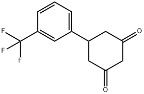 1,3-Cyclohexanedione, 5-[3-(trifluoroMethyl)phenyl]- 结构式
