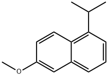 Naphthalene, 6-methoxy-1-(1-methylethyl)- (9CI) 结构式