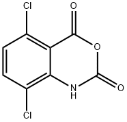 5,8-二氯-2,4-二氢-1H-3,1-苯并噁嗪-2,4-二酮 结构式