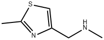 N,2-二甲基-(1,3-噻唑-4-基)甲胺 结构式