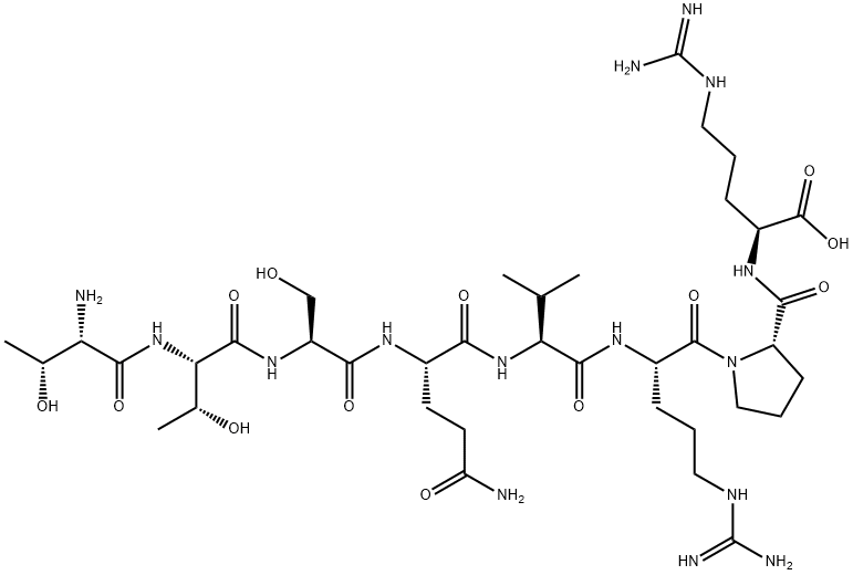 (GLN18)-PLATELET FACTOR 4 (15-22) (HUMAN) 结构式