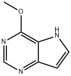 4-甲氧基-5H-吡咯并[3,2-D]嘧啶 结构式