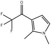 Ethanone, 1-(1,2-dimethyl-1H-pyrrol-3-yl)-2,2,2-trifluoro- (9CI) 结构式