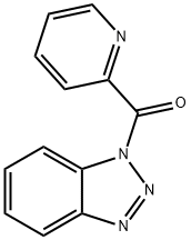 1-(2-吡啶基羰基)苯并三唑 结构式