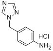4-[1H-1,2,4-三氮唑-1-基甲基]苯胺盐酸盐 结构式
