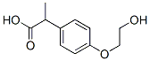 2-(4-hydroxyethoxyphenyl)propionic acid 结构式