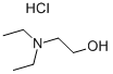 N,N-二乙基乙醇胺盐酸盐 结构式
