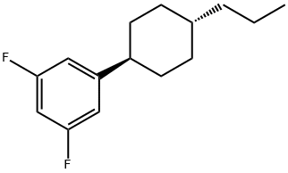 3,5-(反式-4-丙基环己基)二氟苯 结构式