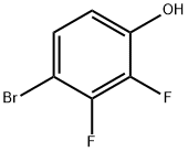 4-溴-2,3-二氟苯酚 结构式