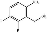 (6-氨基-2,3-二氟苯基)甲醇 结构式