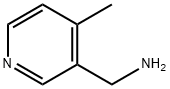 (4-甲基吡啶-3-基)甲胺 结构式
