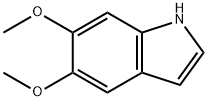 5,6-二甲氧基吲哚 结构式