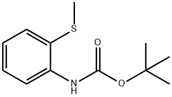 tert-Butyl (2-(Methylthio)phenyl)carbaMate 结构式