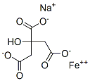 Iron(II) sodium citrate 结构式