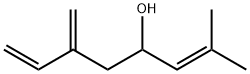 2-甲基-6-亚甲基-2,7-辛二烯-4-醇 结构式